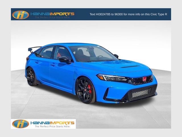 Boost Blue Pearl 2025 Honda Civic Type R Hatchback Front-Wheel Drive 6-Speed Manual