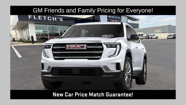 Glacier White Tricoat 2026 GMC Acadia SUV / Crossover Four-Wheel Drive 8-Speed Automatic