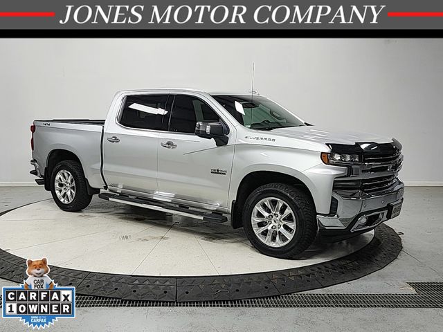 Silver Ice Metallic 2019 Chevrolet Silverado 1500 Pickup Truck Four-Wheel Drive 8-Speed Automatic