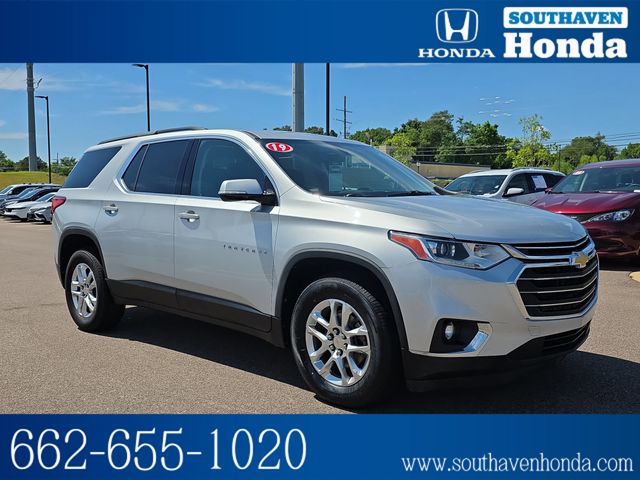Silver Ice Metallic 2019 Chevrolet Traverse LT Cloth FWD SUV / Crossover Front-Wheel Drive 9-Speed Automatic