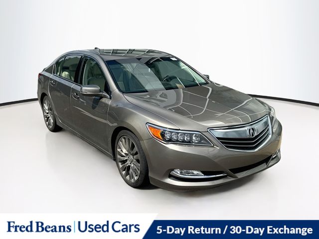 Gilded Pewter Metallic 2017 Acura RLX Sedan Front-Wheel Drive 6-Speed Automatic