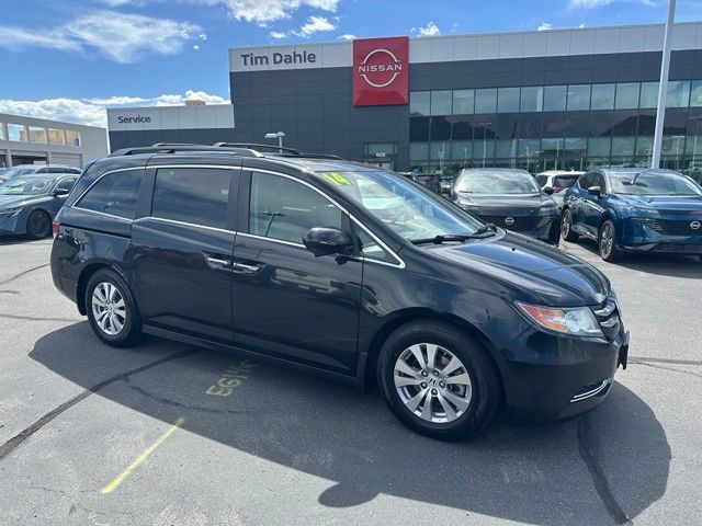 Crystal Black Pearl 2014 Honda Odyssey Minivan Front-Wheel Drive 6-Speed Automatic