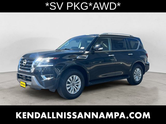 Super Black 2024 Nissan Armada SUV / Crossover Four-Wheel Drive 7-Speed Automatic