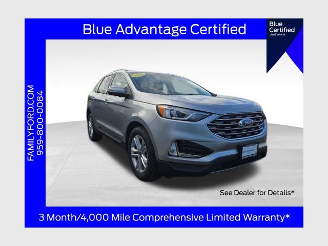Silver Metallic 2020 Ford Edge SEL AWD SUV / Crossover All-Wheel Drive 8-Speed Automatic