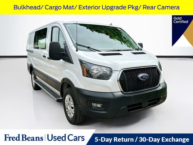 Oxford White 2024 Ford Transit Cargo 250 Low Roof LB RWD Van Rear-Wheel Drive 