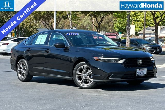 Crystal Black Pearl 2023 Honda Accord Sedan Front-Wheel Drive Continuously Variable Transmission