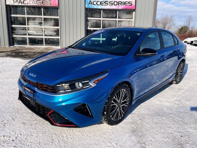 2023 Kia Forte GT-Line - Sporty Blue exterior view 3