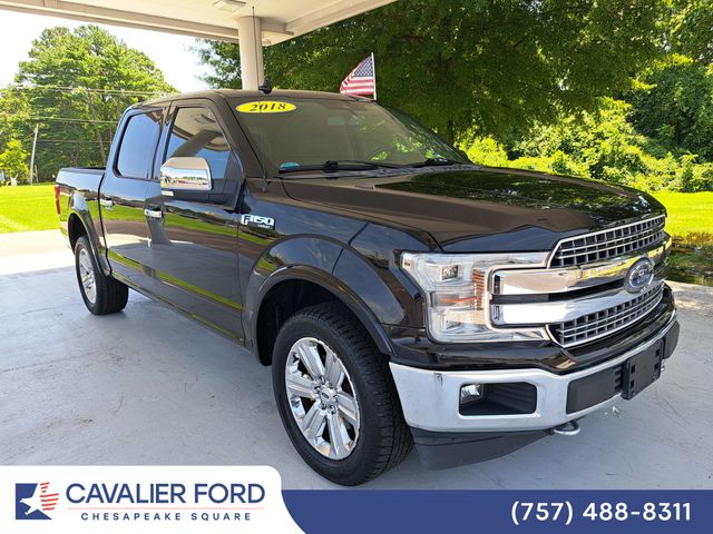 Shadow Black 2018 Ford F-150 Pickup Truck Four-Wheel Drive Automatic