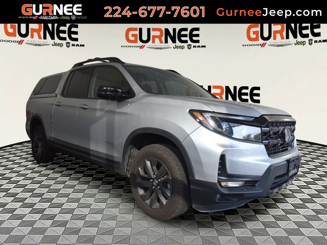Silver 2025 Honda Ridgeline Pickup Truck All-Wheel Drive 9-Speed Automatic