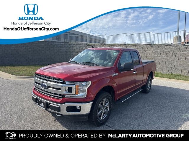 Red 2020 Ford F-150 XLT SuperCab 4WD Pickup Truck Four-Wheel Drive Automatic