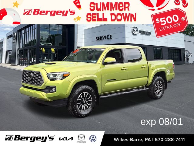 Green (Electric Lime) 2023 Toyota Tacoma Pickup Truck Four-Wheel Drive 6-Speed Automatic
