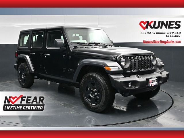 Black Clearcoat 2026 Jeep Wrangler SUV / Crossover Four-Wheel Drive 8-Speed Automatic