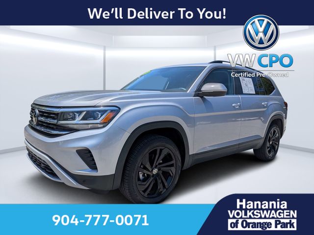 Silver Metallic 2023 Volkswagen Atlas SUV / Crossover Front-Wheel Drive 8-Speed Automatic