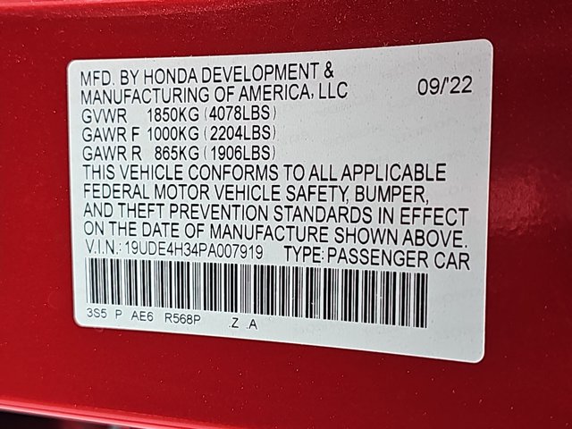Certified Used 2023 Red Acura A-Spec Package image 35