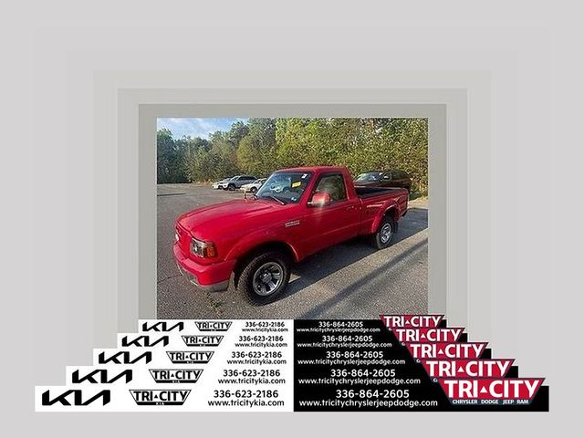 Red 2007 Ford Ranger Sport Pickup Truck Rear-Wheel Drive 5-Speed Automatic Overdrive