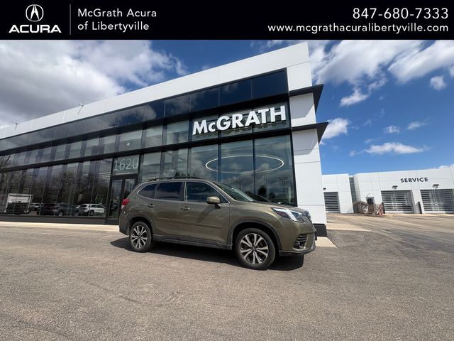 Autumn Green Metallic 2023 Subaru Forester Limited Crossover AWD SUV / Crossover All-Wheel Drive Continuously Variable Transmission
