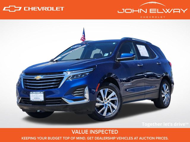 Blue Glow Metallic 2022 Chevrolet Equinox SUV / Crossover Four-Wheel Drive 6-Speed Automatic Overdrive