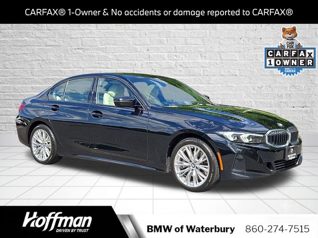 Jet Black 2023 BMW 3 Series Sedan All-Wheel Drive 8-Speed Automatic