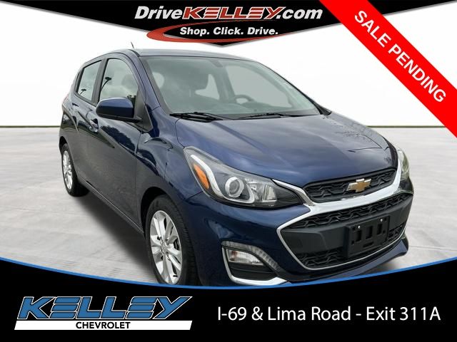 Blue Glow Metallic 2022 Chevrolet Spark 1LT FWD Hatchback Front-Wheel Drive Continuously Variable Transmission