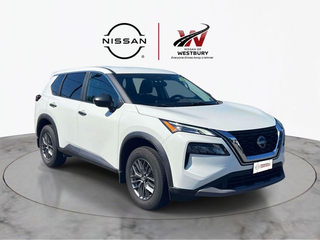 Glacier White 2023 Nissan Rogue SUV / Crossover All-Wheel Drive Continuously Variable Transmission