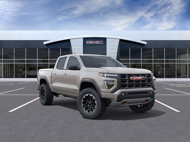 Coastal Dune 2026 GMC Canyon AT4 Crew Cab 4WD Pickup Truck Four-Wheel Drive 8-Speed Automatic