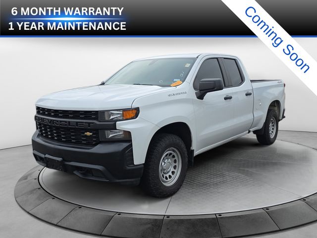 Summit White 2021 Chevrolet Silverado 1500 Pickup Truck Four-Wheel Drive 6-Speed Automatic Overdrive