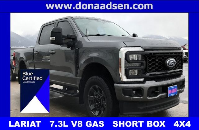 Carbonized Gray Metallic 2024 Ford F-250 Super Duty Lariat Crew Cab 4WD Pickup Truck Four-Wheel Drive Automatic