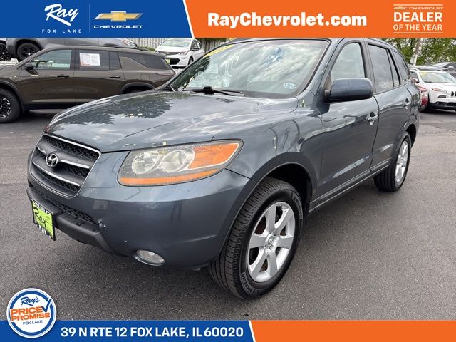Blue 2008 Hyundai Santa Fe 3.3L Limited FWD SUV / Crossover Front-Wheel Drive 5-Speed Automatic