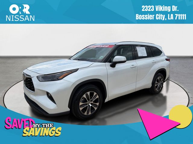 Pearl 2022 Toyota Highlander Hybrid SUV / Crossover Front-Wheel Drive Continuously Variable Transmission