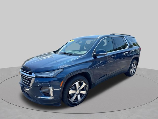 Northsky Blue Metallic 2022 Chevrolet Traverse SUV / Crossover Four-Wheel Drive 9-Speed Automatic