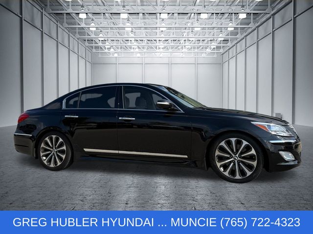 Black Noir Pearl 2013 Hyundai Genesis Sedan Rear-Wheel Drive 8-Speed Automatic