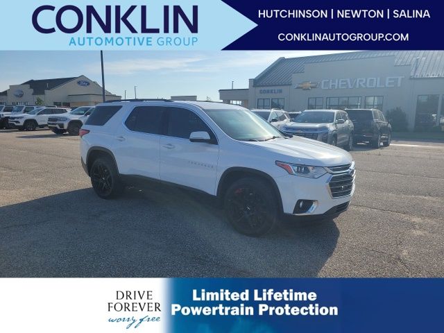 Summit White 2021 Chevrolet Traverse LT Cloth FWD SUV / Crossover Front-Wheel Drive 9-Speed Automatic