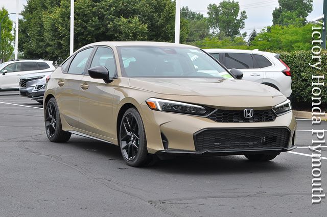 Sand Dune Pearl 2026 Honda Civic Hatchback Hatchback Front-Wheel Drive Continuously Variable Transmission