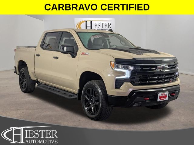 Sand Dune Metallic 2022 Chevrolet Silverado 1500 LT Trail Boss Crew Cab 4WD Pickup Truck Four-Wheel Drive Automatic