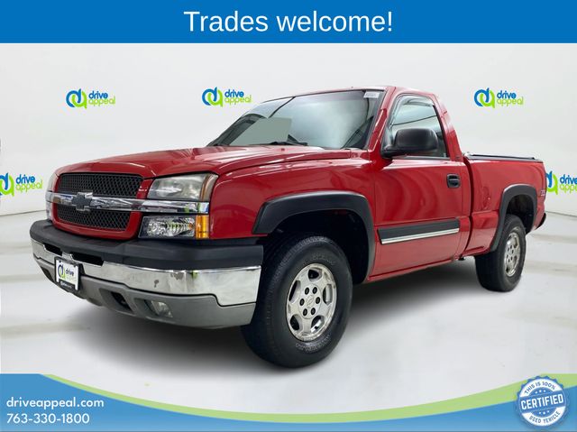 Wildfire Red 2003 Chevrolet Silverado 1500 Pickup Truck Four-Wheel Drive 4-Speed Automatic Overdrive