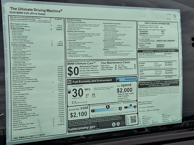 5 Series Sedan 530i xDrive