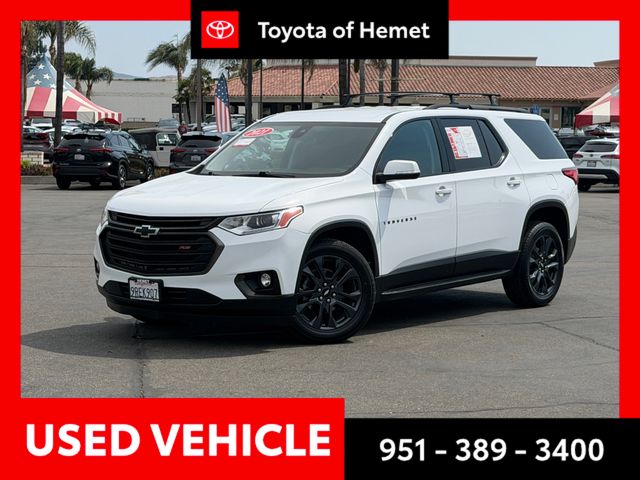 Summit White 2021 Chevrolet Traverse SUV / Crossover Front-Wheel Drive 9-Speed Automatic
