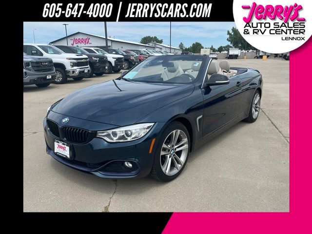 Midnight Blue Metallic 2015 BMW 4 Series Convertible All-Wheel Drive 8-Speed Automatic