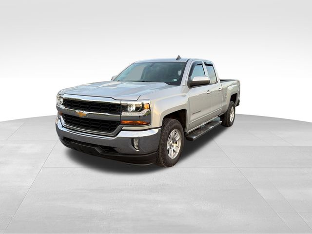 Silver Ice Metallic 2017 Chevrolet Silverado 1500 LT Double Cab 4WD Pickup Truck Four-Wheel Drive 6-Speed Automatic Overdrive