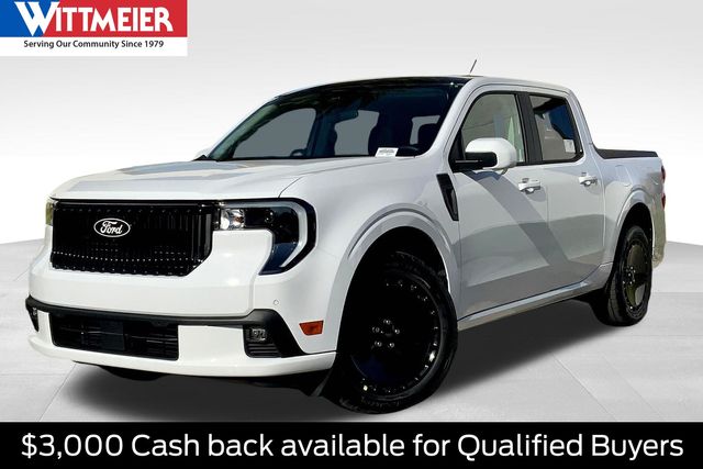 Oxford White 2025 Ford Maverick Pickup Truck All-Wheel Drive 7-Speed Automatic
