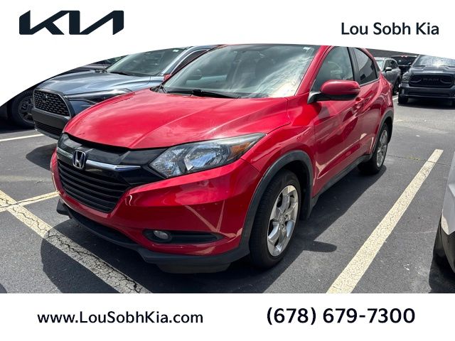 Red 2017 Honda HR-V SUV / Crossover Front-Wheel Drive Continuously Variable Transmission