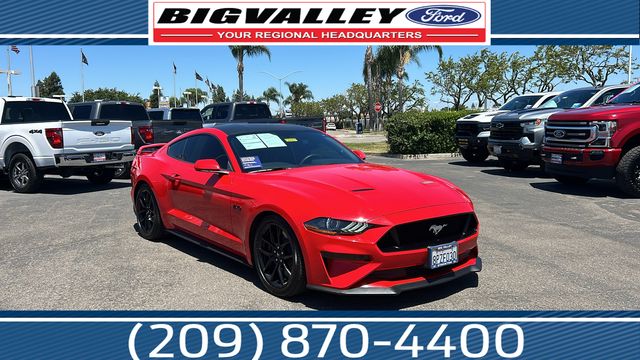 Race Red 2019 Ford Mustang Coupe Rear-Wheel Drive 6-Speed Manual