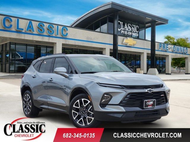 Sterling Gray Metallic 2025 Chevrolet Blazer RS AWD SUV / Crossover All-Wheel Drive 9-Speed Automatic Overdrive