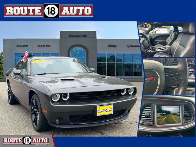 Gray (Granite Crystal Metallic Clearcoat) 2018 Dodge Challenger Coupe Rear-Wheel Drive 8-Speed Automatic