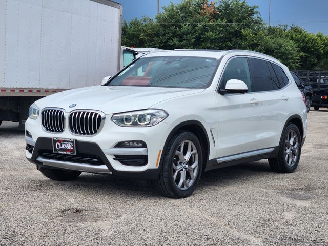2021 BMW X3 sDrive30i White at Bravo Nissan