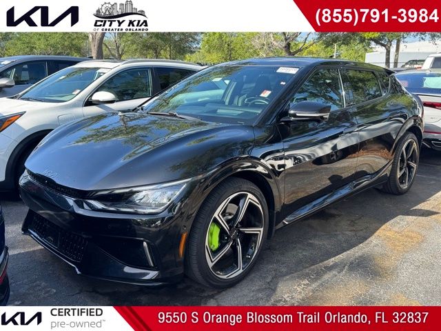 Aurora Black Pearl 2023 Kia EV6 GT AWD SUV / Crossover All-Wheel Drive 1-Speed Automatic