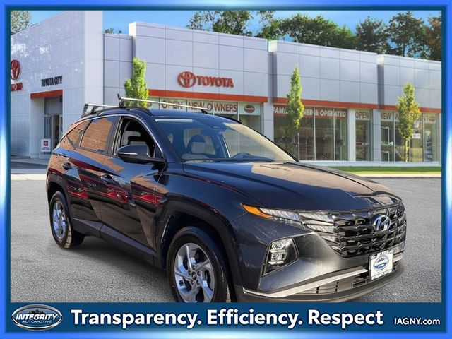 Portofino Gray 2023 Hyundai Tucson SEL AWD SUV / Crossover All-Wheel Drive 8-Speed Automatic