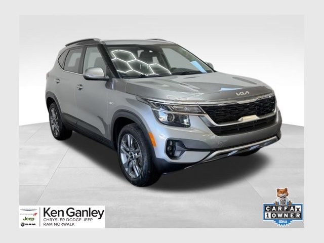 Steel Gray 2023 Kia Seltos SUV / Crossover All-Wheel Drive Continuously Variable Transmission