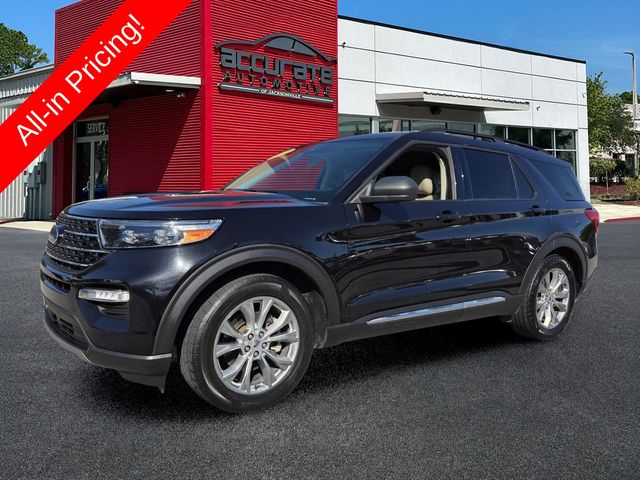 Agate Black Metallic 2020 Ford Explorer SUV / Crossover Rear-Wheel Drive Automatic