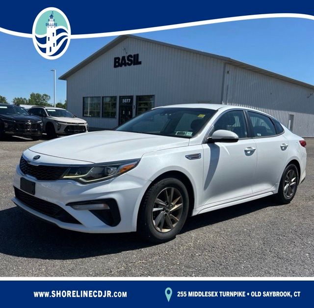 Snow White Pearl 2019 Kia Optima LX FWD Sedan Front-Wheel Drive 6-Speed Automatic